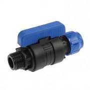 Кран шаровый ПНД 32х1"Нр 