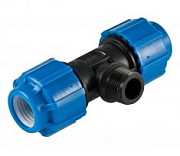 Тройник ПНД 20 х 1/2"Нр х 20