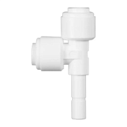 № 7  EF016-A, Фиттинг тройной 1/4 TUBE--1/4 STEM-1/4 TUBE угловой, аналог Organic WA-SRT0404