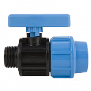 Кран шаровый ПНД 32х1"Нр Джилекс