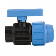 Кран шаровый ПНД 32х1"Вн Джилекс