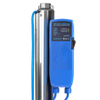Скважинный насос Aquario ASP 1E-55-75(P) Плавный пуск